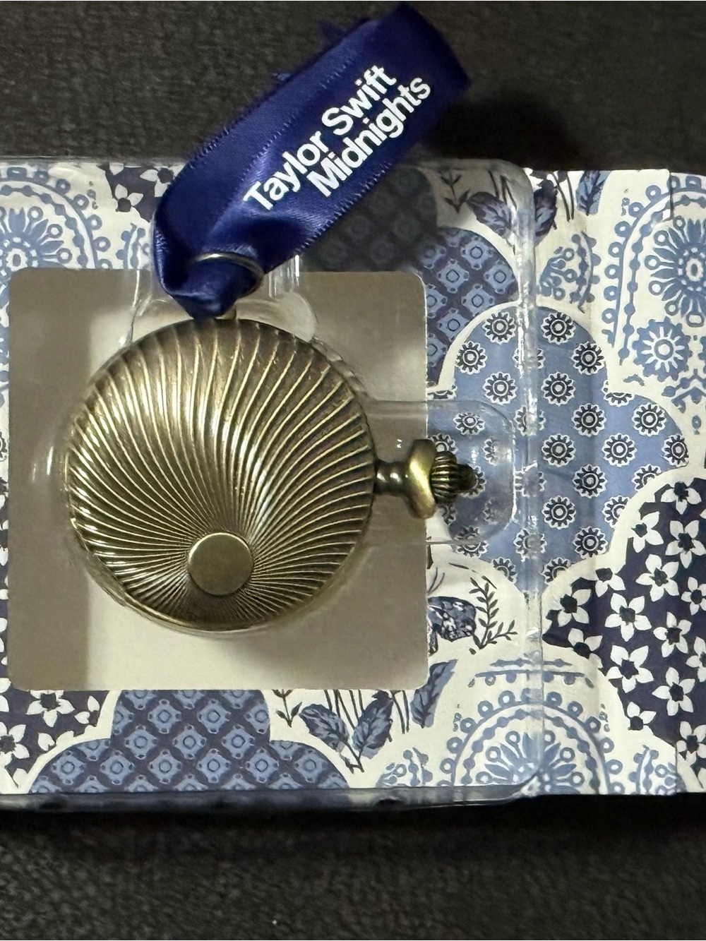New In Box Taylor Swift Midnights Exile pocket watch ornament
